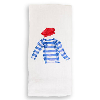 French Outfit Tea Towel