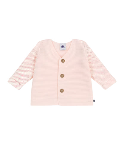 Petit Bateau Baby Cardigan - Light Pink