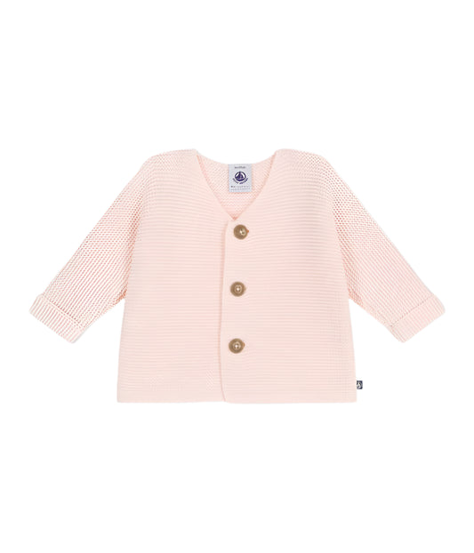 Petit Bateau Baby Cardigan - Light Pink