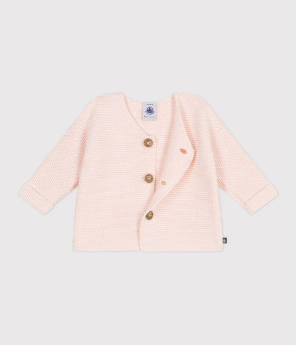 Petit Bateau Baby Cardigan - Light Pink