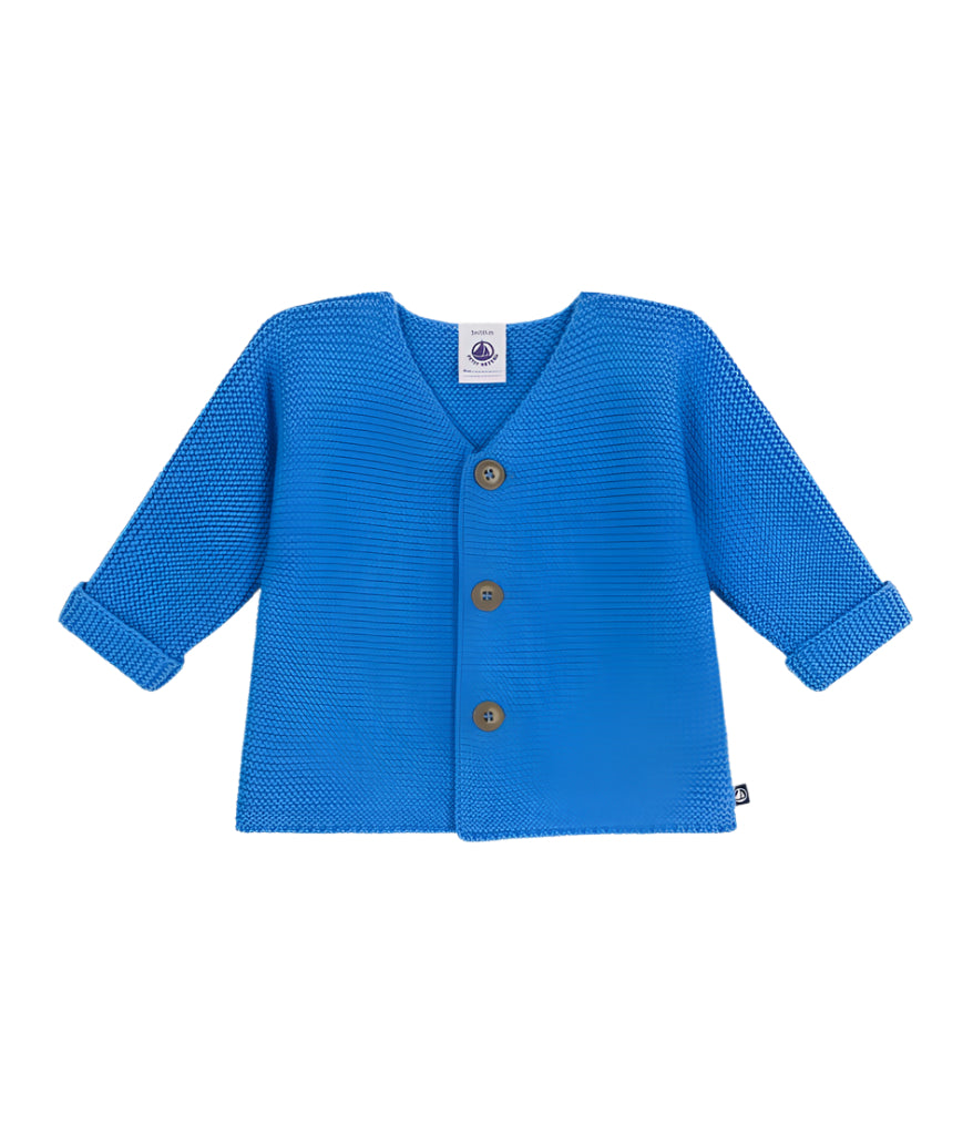 Petit Bateau Baby Cardigan - Blue