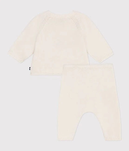 Petit Bateau Baby Boy Knit Anchor Sweater & Pants