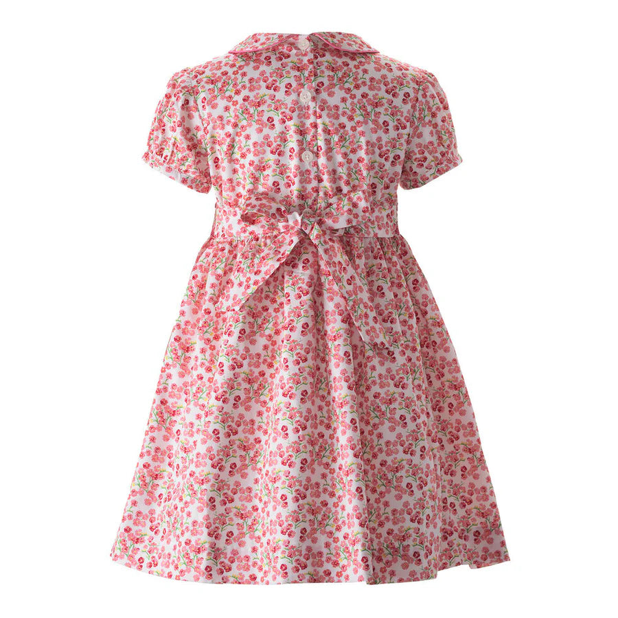 Rachel Riley Forget Me Not Smocked Dress