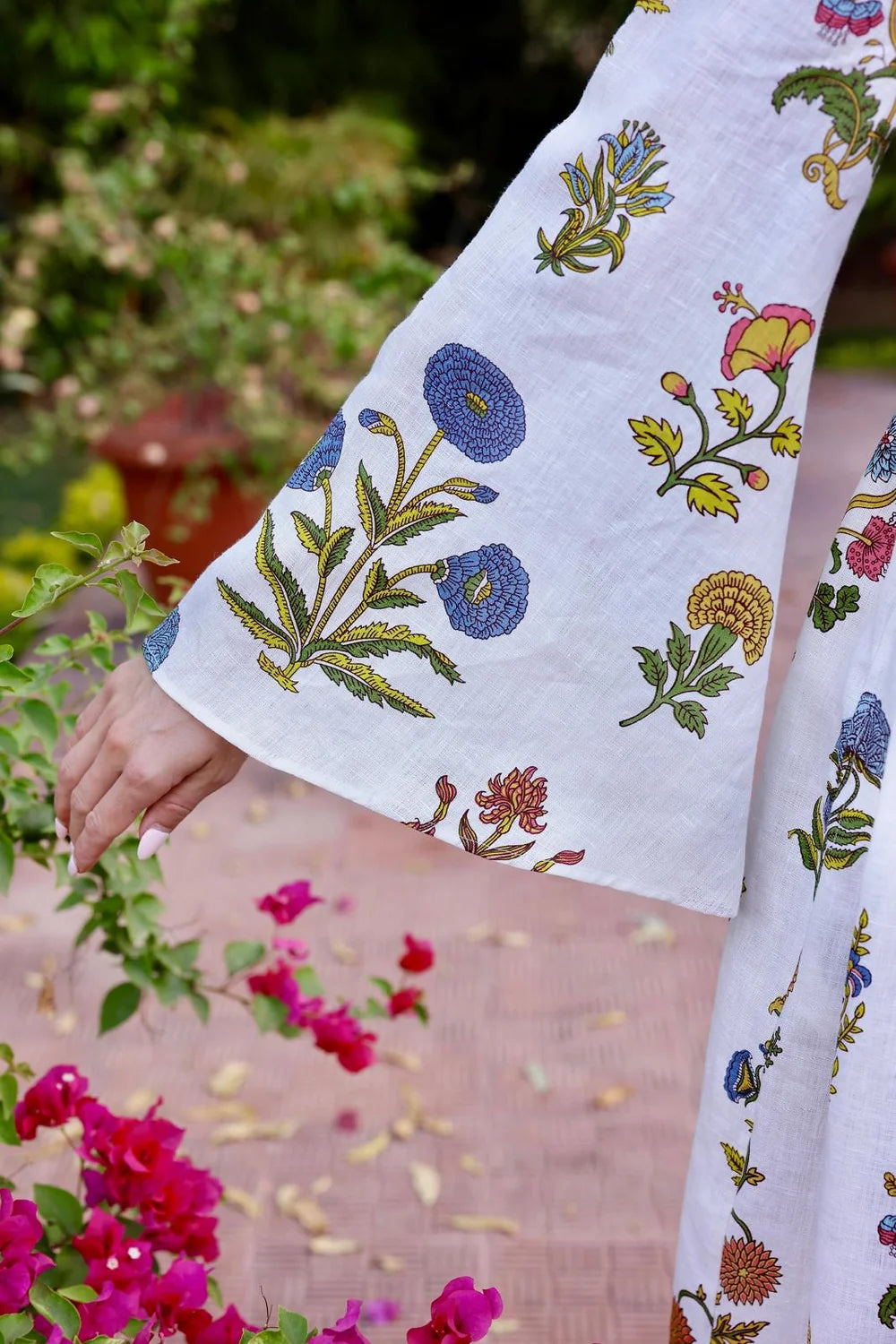 Lugano Maxi Dress - Multi Botanical