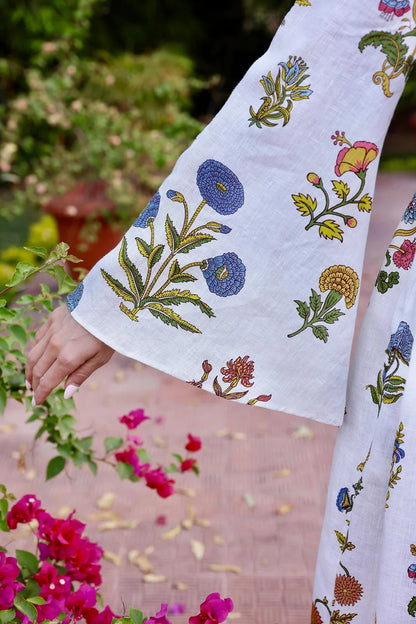 Lugano Maxi Dress - Multi Botanical