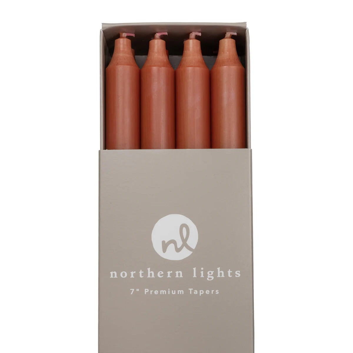 Northern Lights 7 in Taper- Terra Cotta