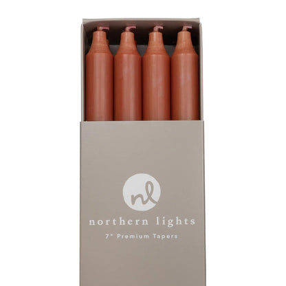 Northern Lights 7 in Taper- Terra Cotta