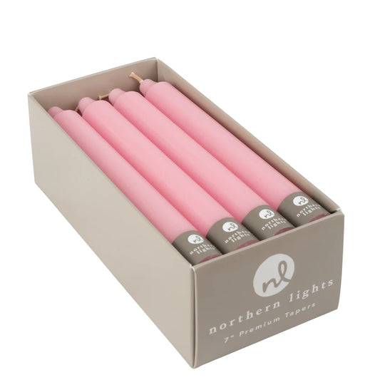 Northern Lights 7 in Taper - Soft Pink