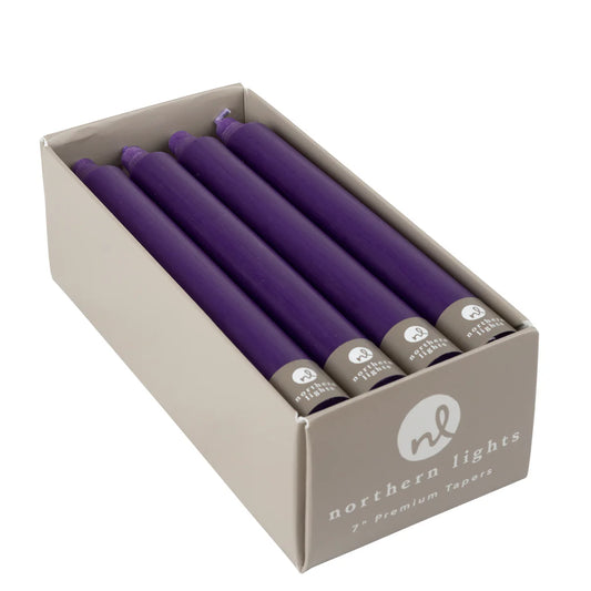 Northern Lights 7 in Taper - Purple