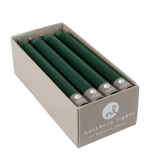 Northern Lights 7 in Taper - Hunter Green