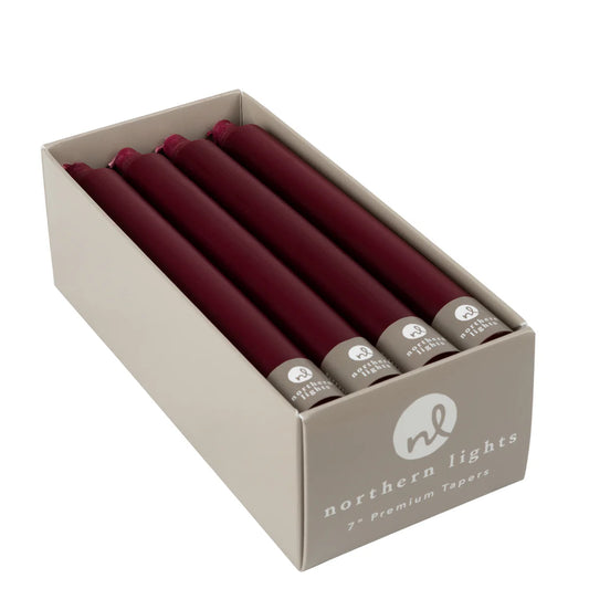 Northern Lights 7 in Taper - Bordeaux