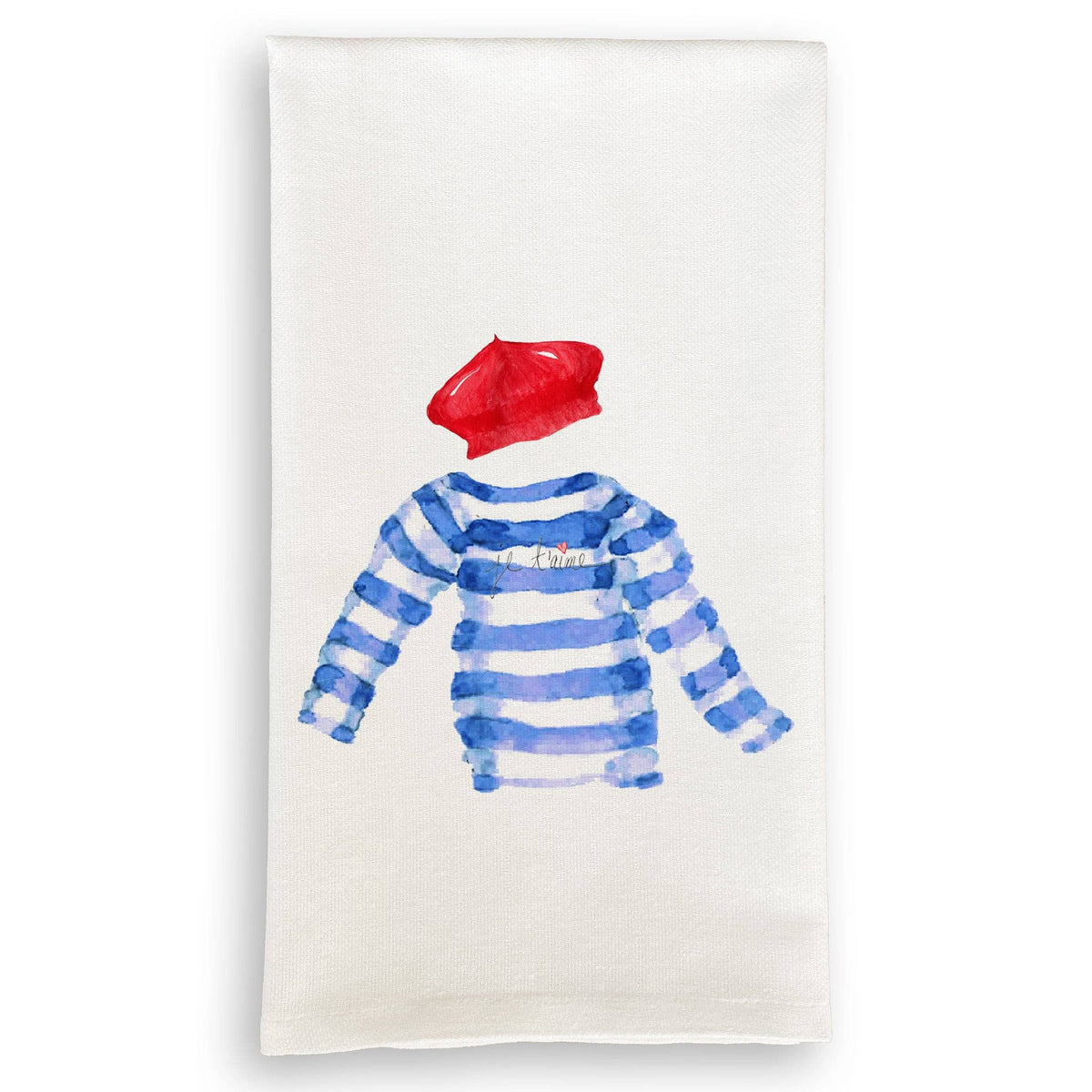 French Graffiti French Outfit Tea Towel