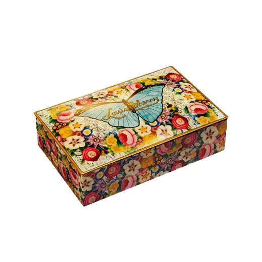 Louis Sherry 12-Piece Butterfly Chocolates Tin by John Derian