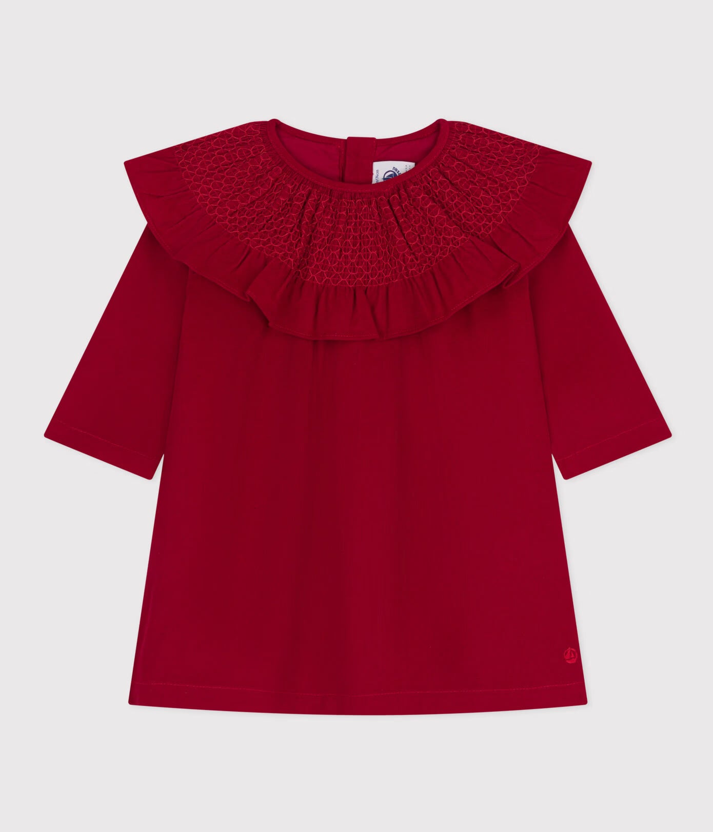 Petit Bateau Red Corduroy Dress