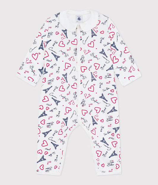 Parisian Print Romper
