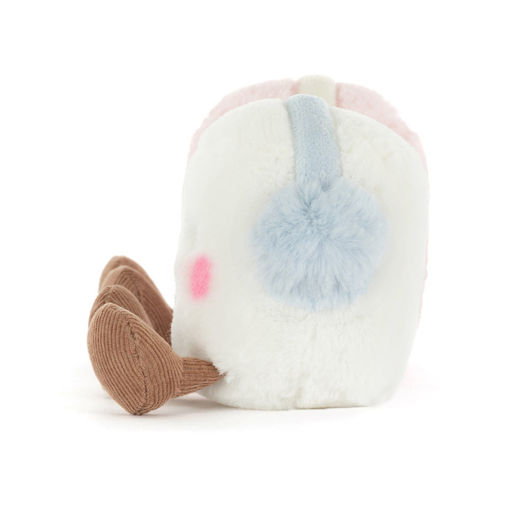Jellycat Amusables Toastie Pink and White Marshmallows