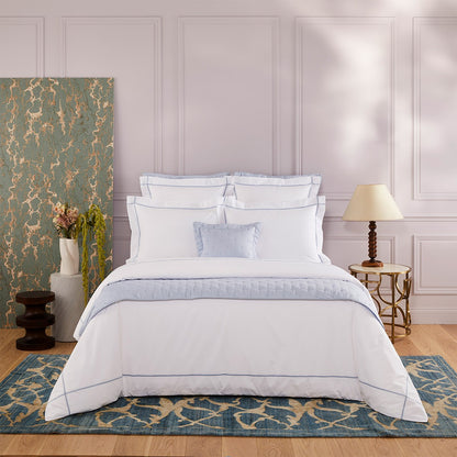 Yves Delorme Athena Duvet Cover - Celeste