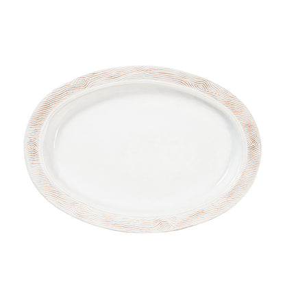 Juliska Blenheim Oak 18" Platter - Whitewash