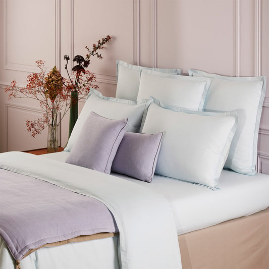 Yves Delorme Batiste Pillowcase - Aqua