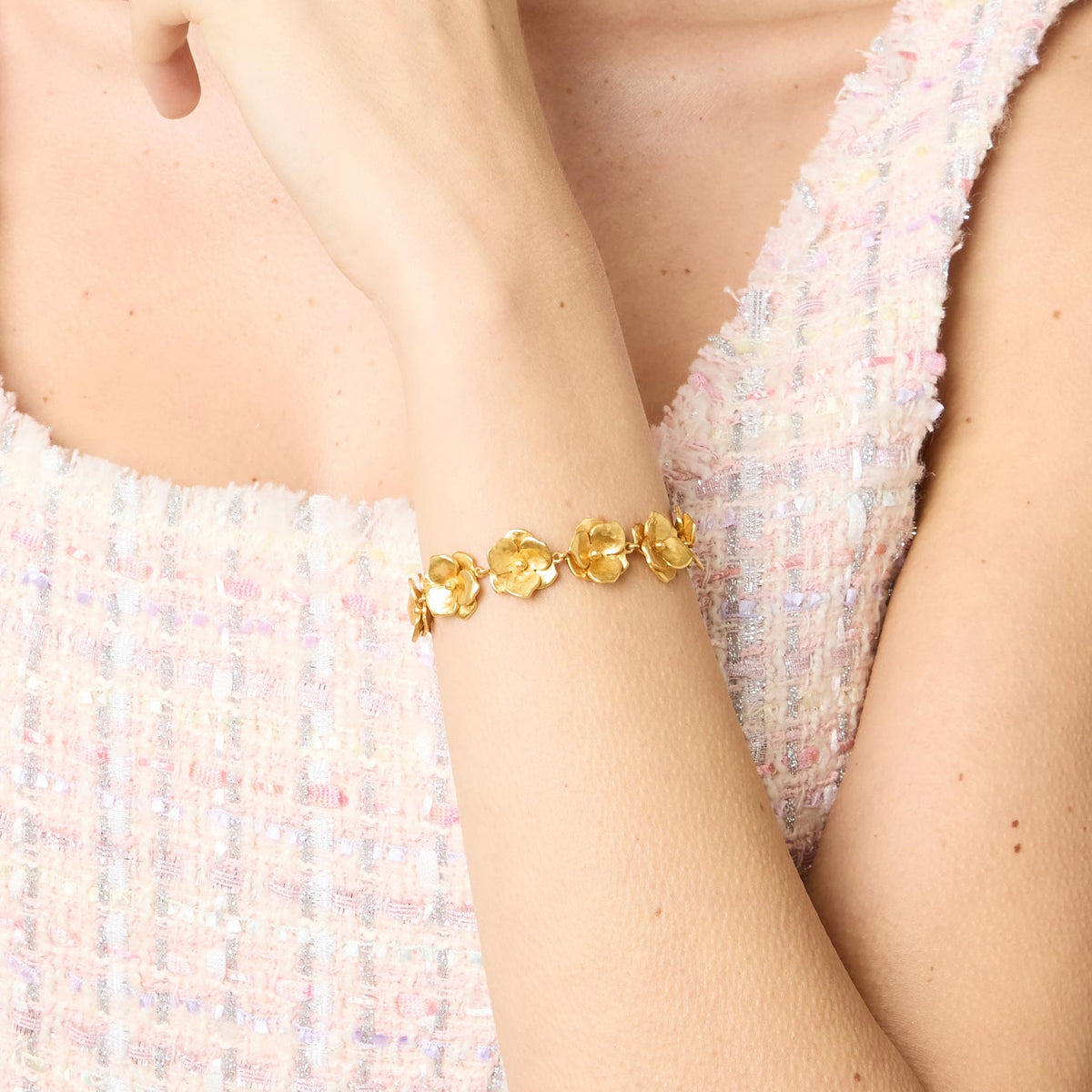 Julie Vos Bloom Bracelet Gold