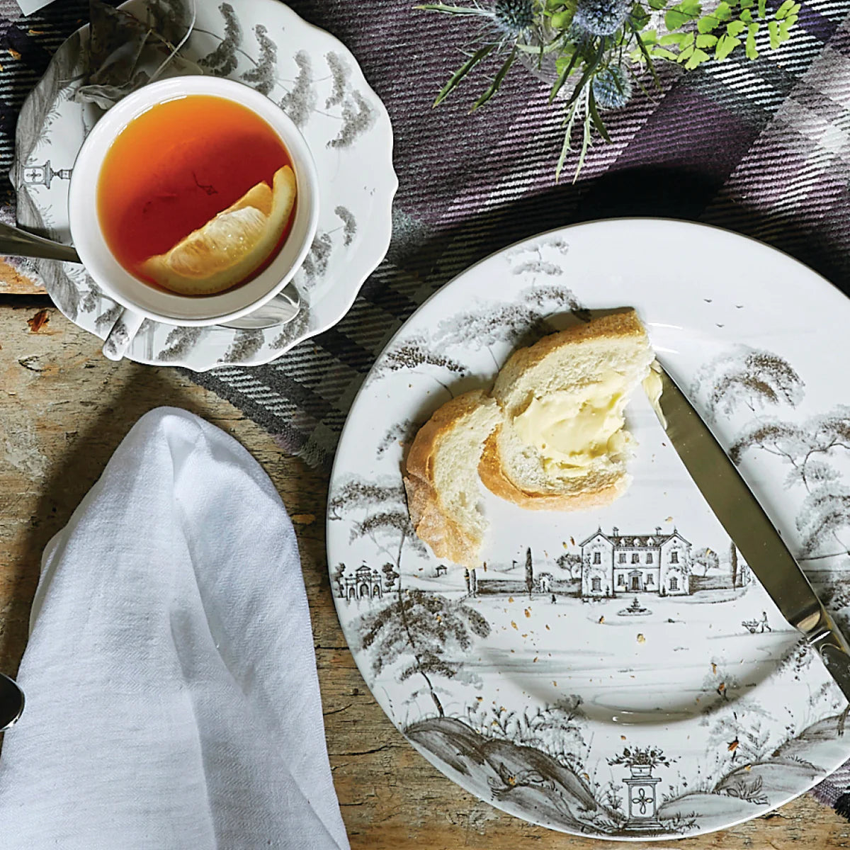 Juliska Country Estate Dinner Plate, Flint Grey