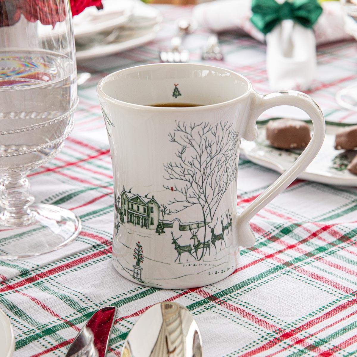 Juliska Country Estate Winter Frolic Mug - Evergreen