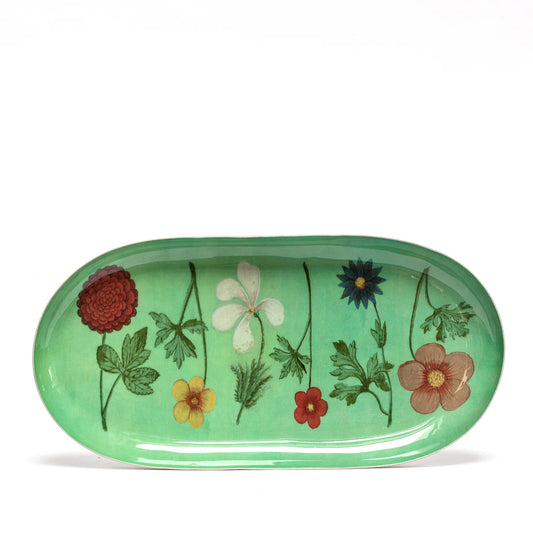 Roomytown Festival of Flowers Birchwood Tray - 11x5