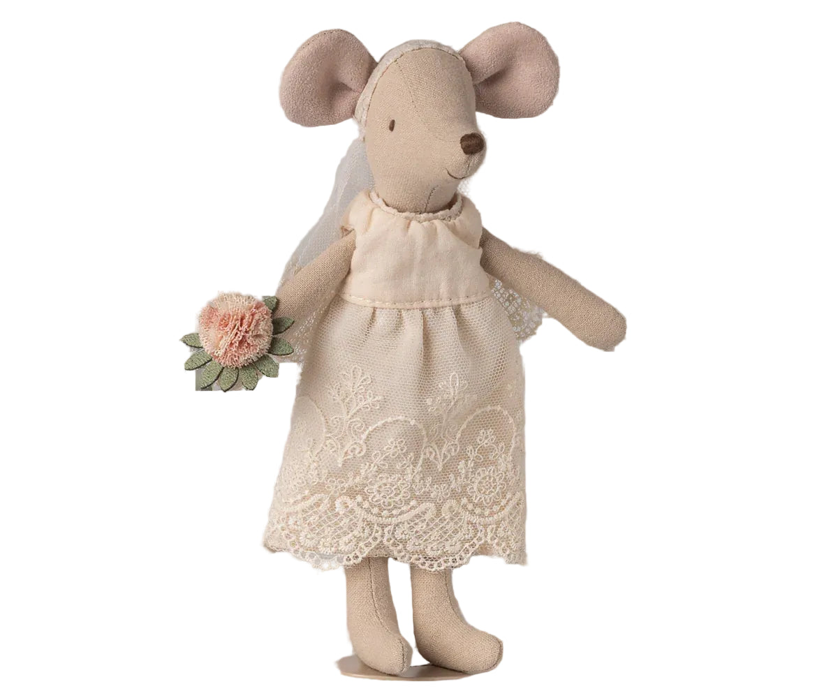 Maileg Wedding Mice Couple In Gold Box