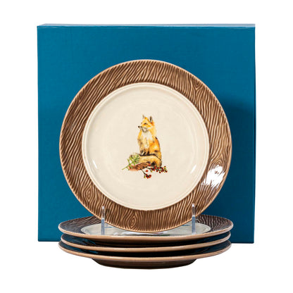 Juliska Forest Walk Animal Cocktail Plate Set/4- La Petite Maison