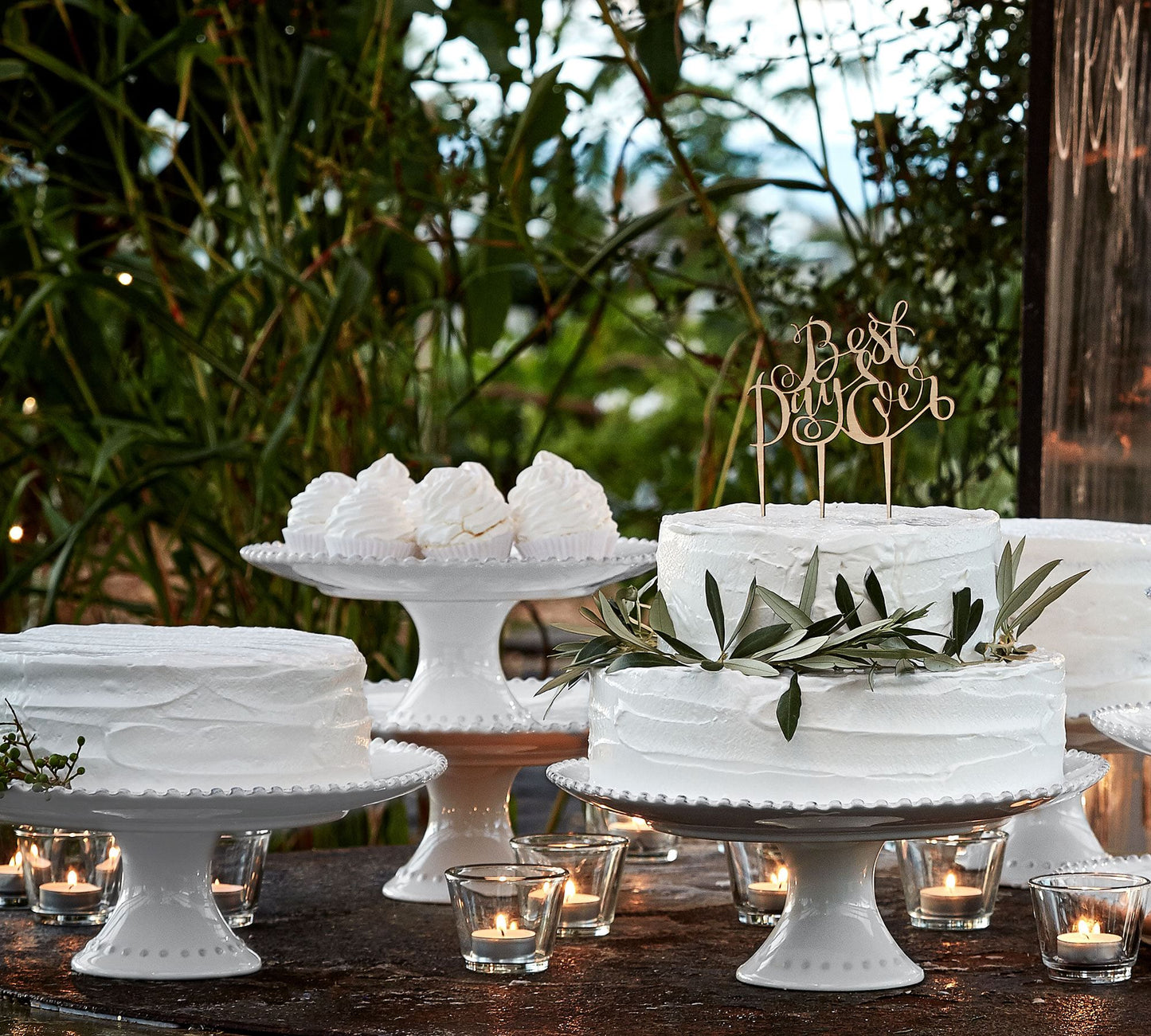 Pearl Cake Stand - 13"