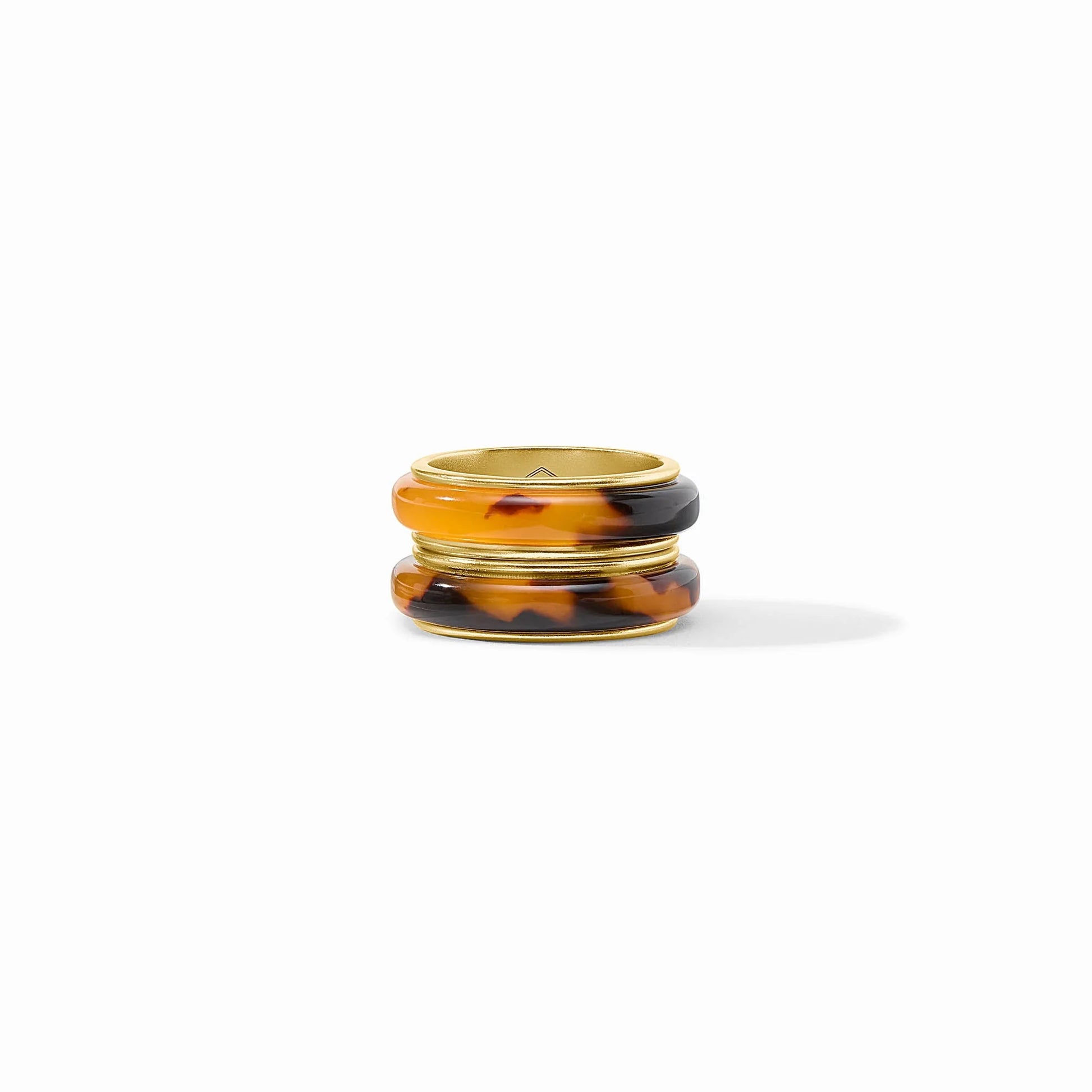 Julie Vos Carnaby Duet Ring - Tortoiseshell