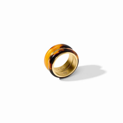 Julie Vos Carnaby Duet Ring - Tortoiseshell