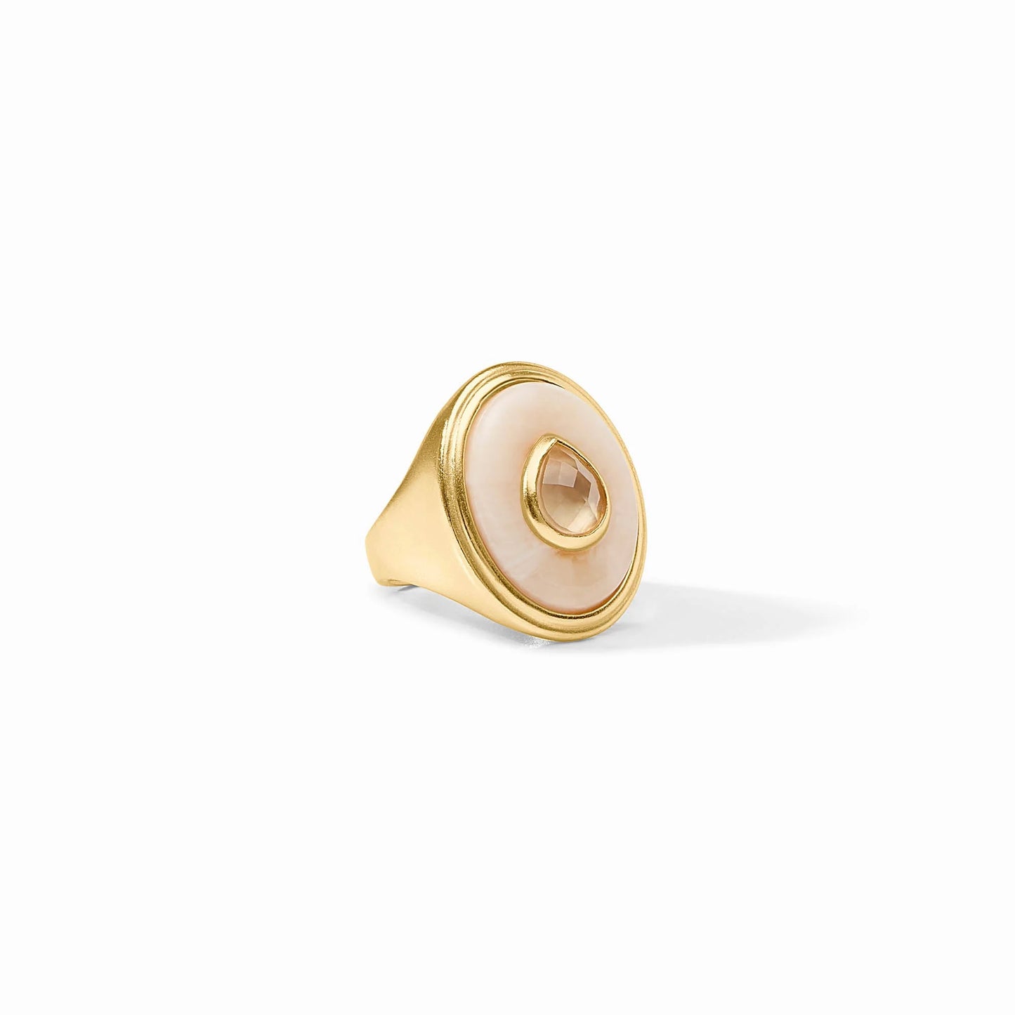 Julie Vos Carnaby Statement Ring - Ivory