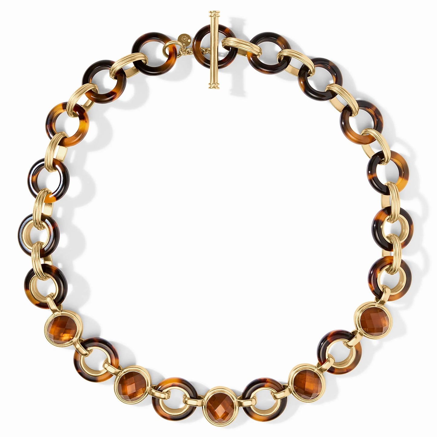 Julie Vos Carnaby Stone Necklace - Tortoiseshell
