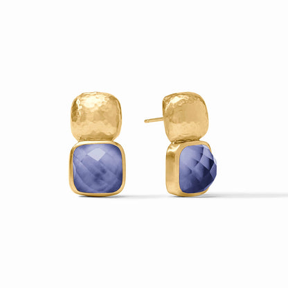 Julie Vos Catalina Earring Iridescent Tanzanite Blue