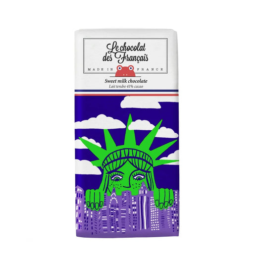 Le Chocolat des Français Statue of Liberty - Milk Chocolate Bar