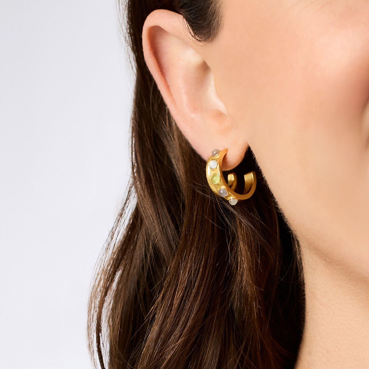 Cobblestone Double Hoop