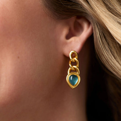 Julie Vos  Dolce Earring - Iridescent Montana Blue