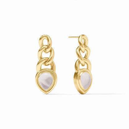 Julie Vos  Dolce Earring - Iridescent Clear Crystal