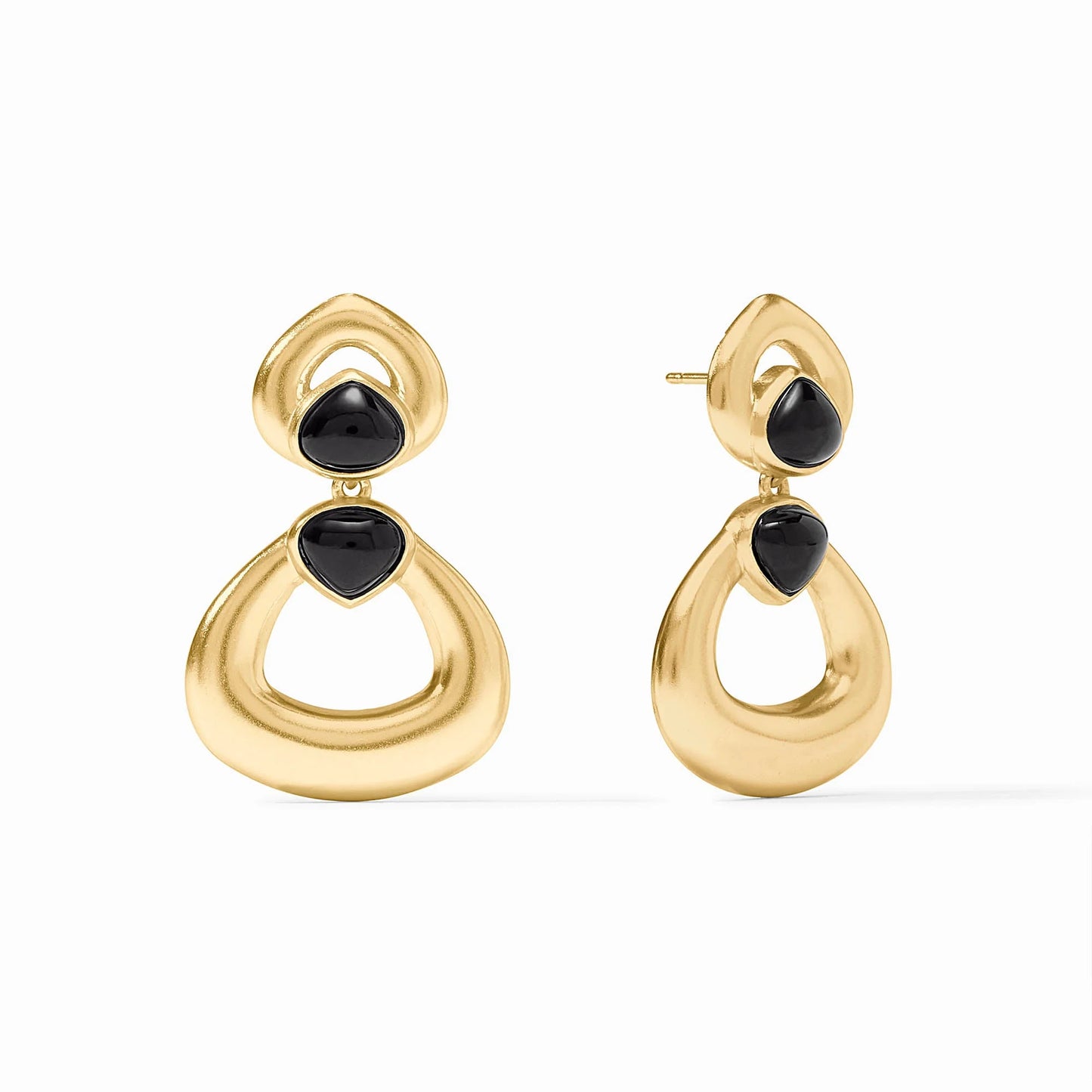 Dolce Statement Earring - Obsidian Black