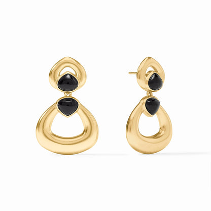 Dolce Statement Earring - Obsidian Black