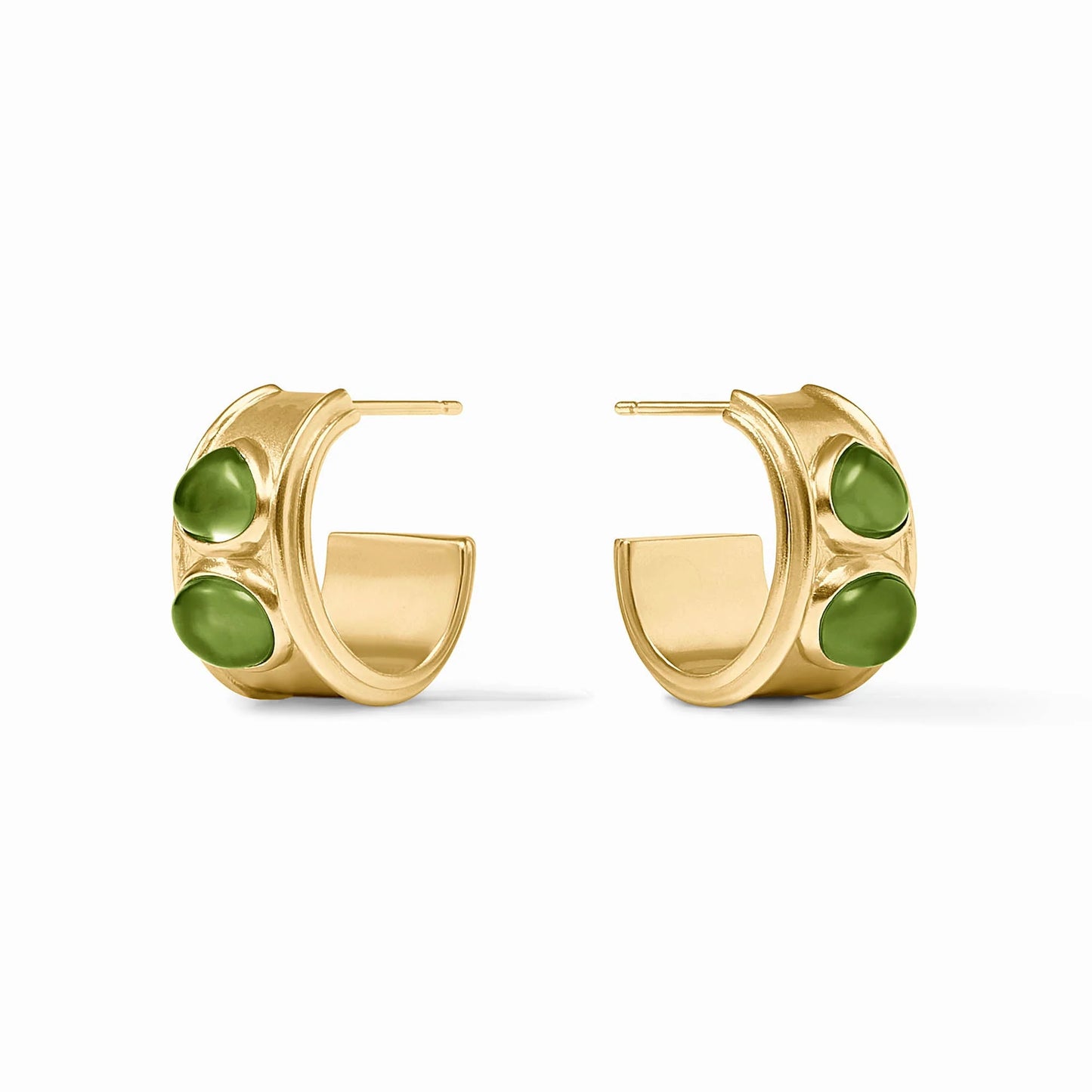 Dolce Stone Hoop Earrings - Medium