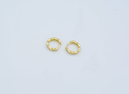 Huggie Earring with Cubic Zirconia