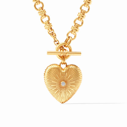 Julie Vos Esme Heart Necklace 