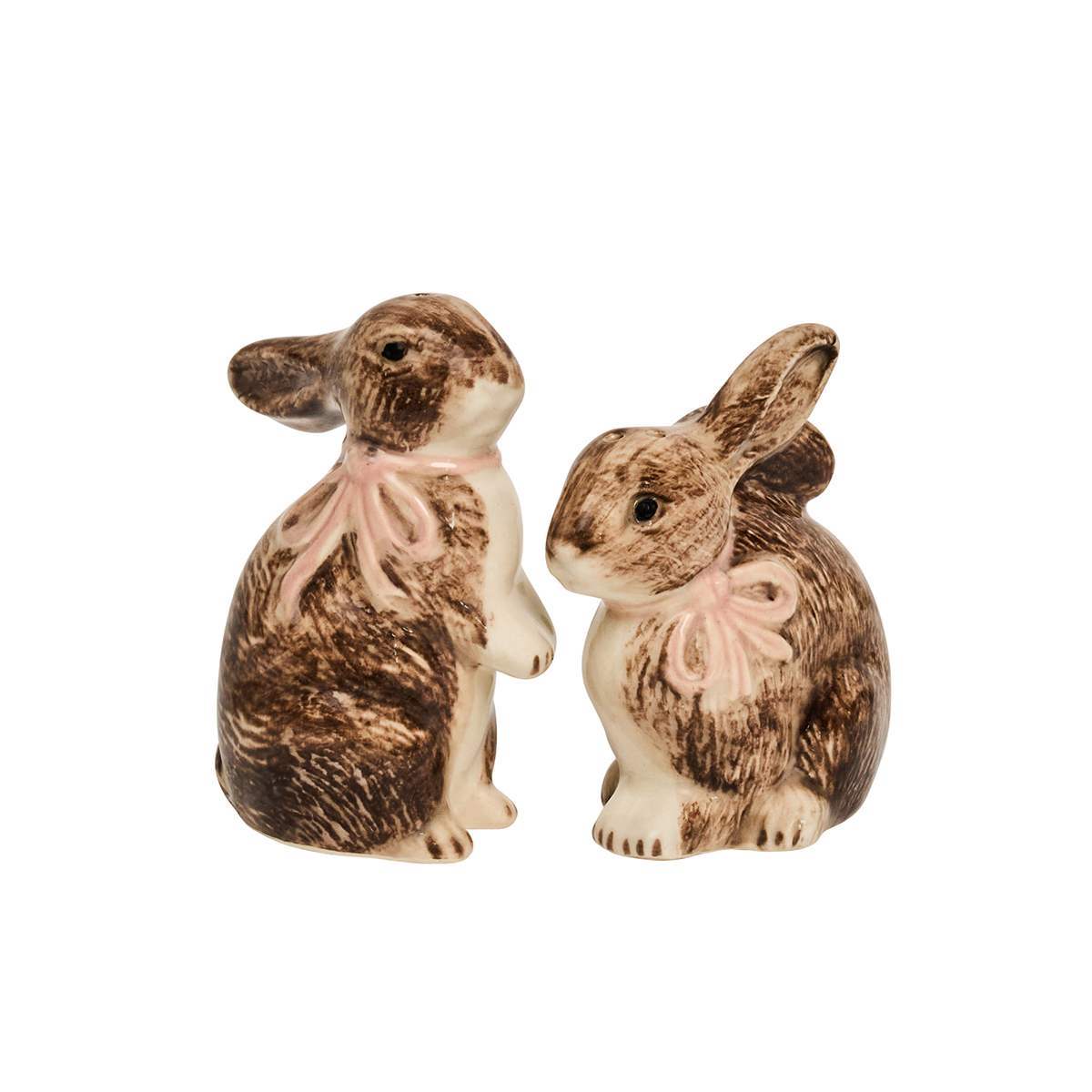 Juliska Clever Creatures Bunny Salt and Pepper Set/2pc - Napoleon & Josephine - Multi