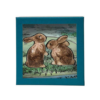 Juliska Clever Creatures Bunny Salt and Pepper Set/2pc - Napoleon & Josephine - Multi