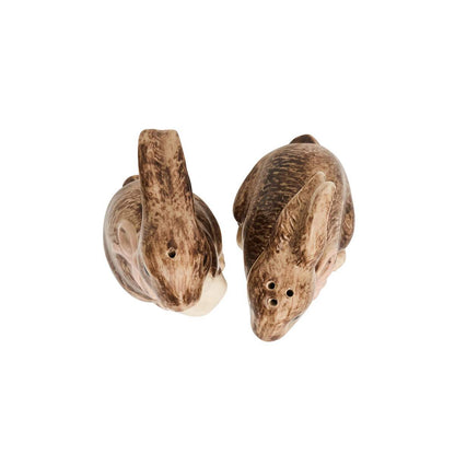 Juliska Clever Creatures Bunny Salt and Pepper Set/2pc - Napoleon & Josephine - Multi