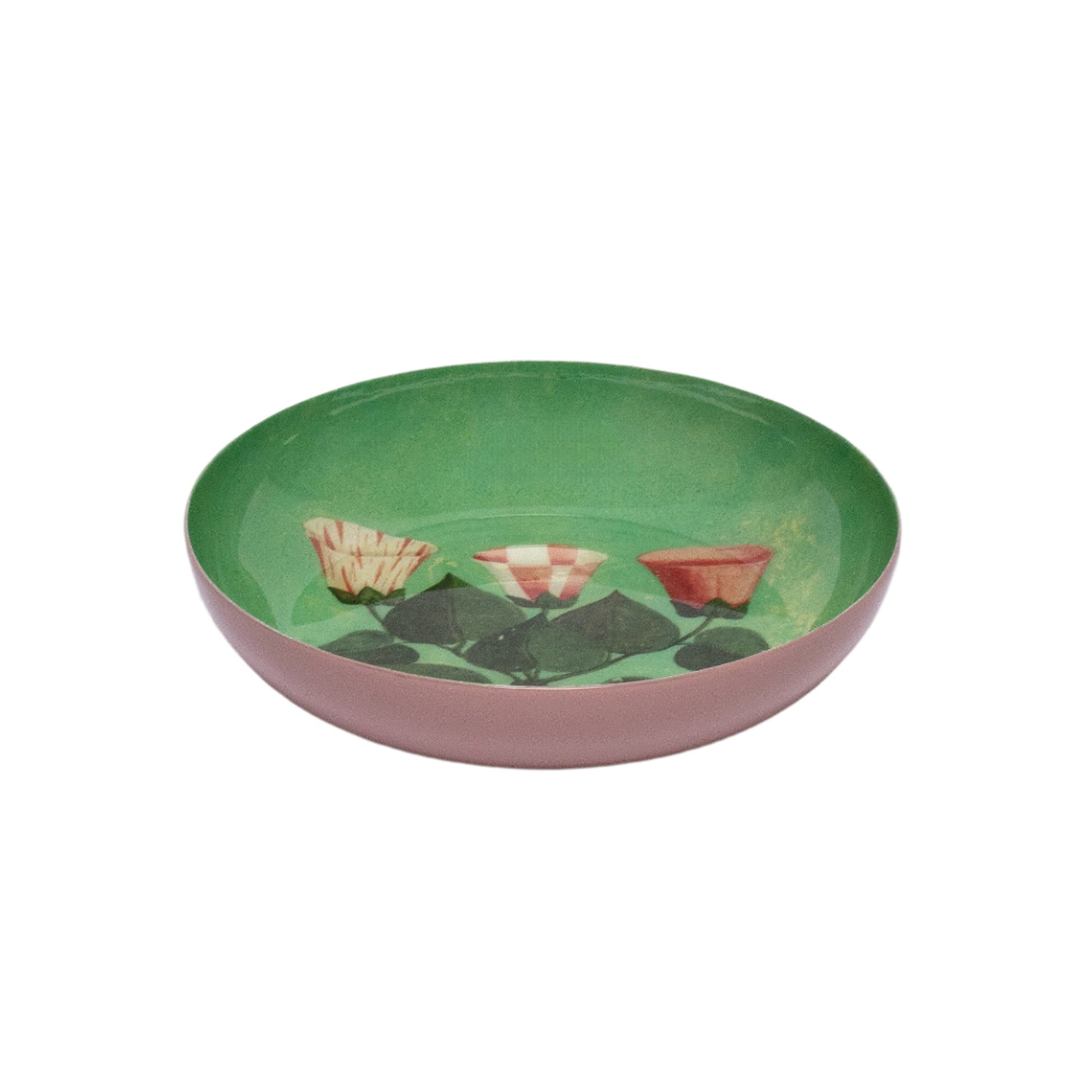 Roomytown Enamel Round Tray - Festival of Flowers
