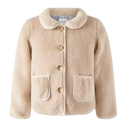 Rachel Riley Shearling Jacket - Cream