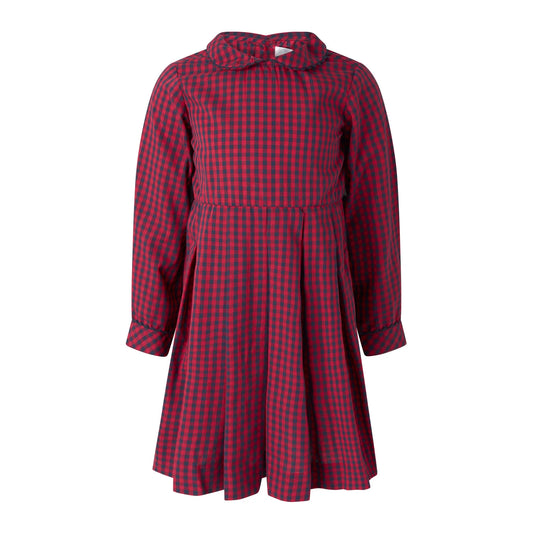 Rachel Riley Check Lumberjack Pleated Dress